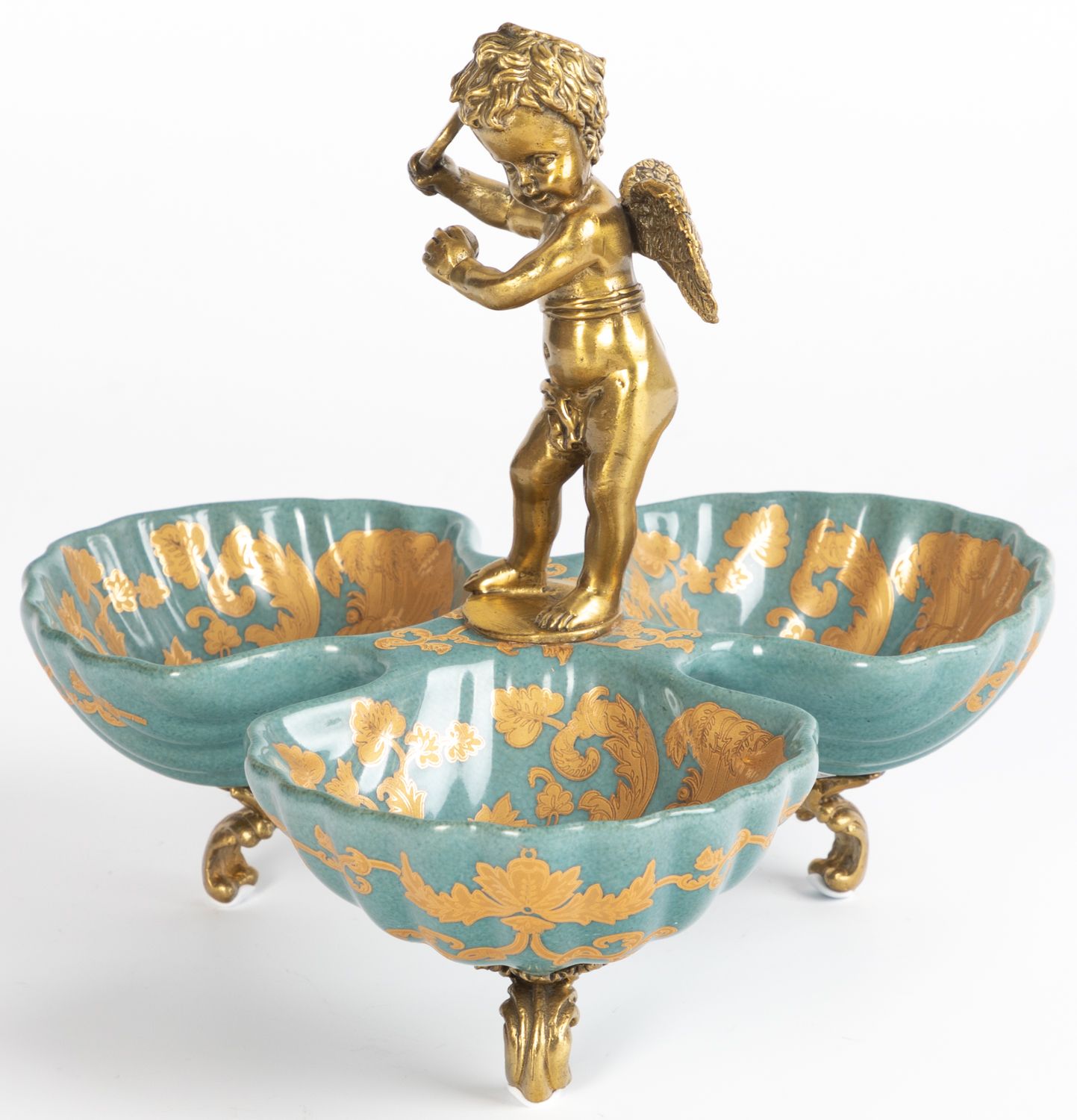 Менажница с ангелом Glasar 31G2197/C618EC/NB4199