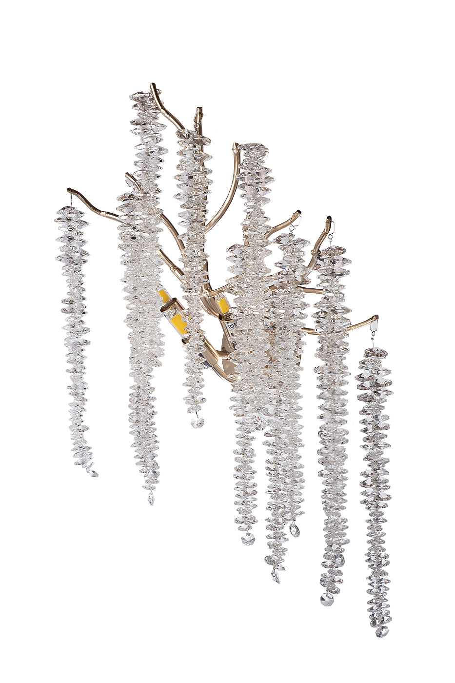 Бра со стеклянными подвесами Garda Decor 62GDA-8085/3