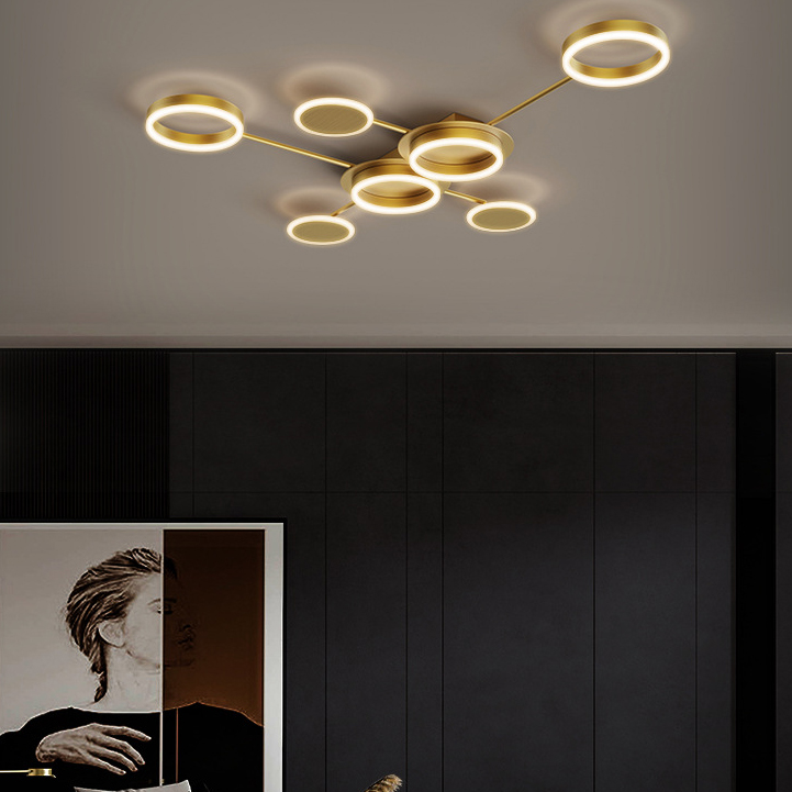 Потолочный светильник ALDAN L120 Black by ImperiumLoft
