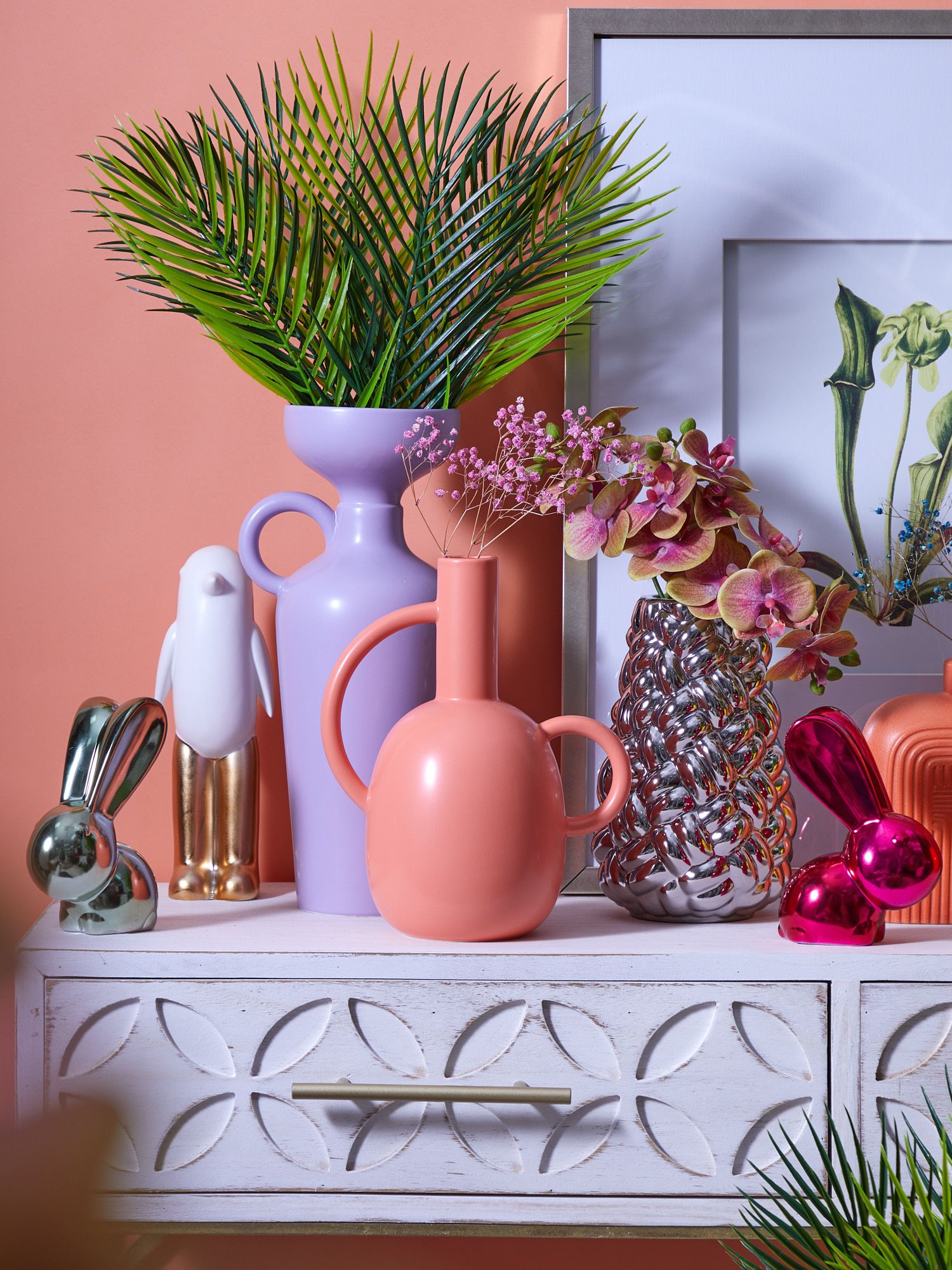 Ваза с ручками Glasar 68-026