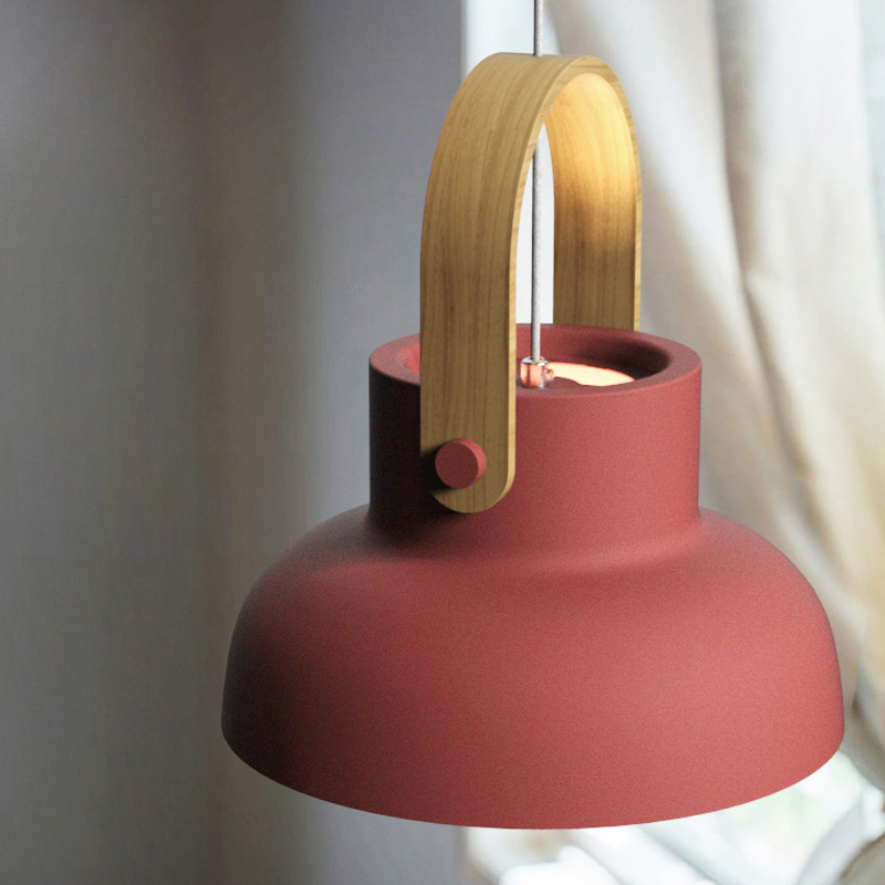 Подвесной светильник CLUTCH COLOR D23.5 Red by ImperiumLoft