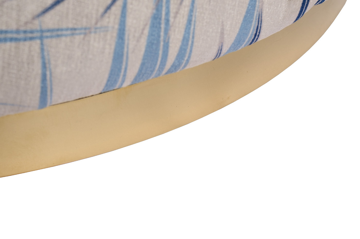 Кресло Verona вращающееся шенил принт "Листья"/золото Garda Decor VERONA-3K-ПРИНТЛИСТЬЯ-016001