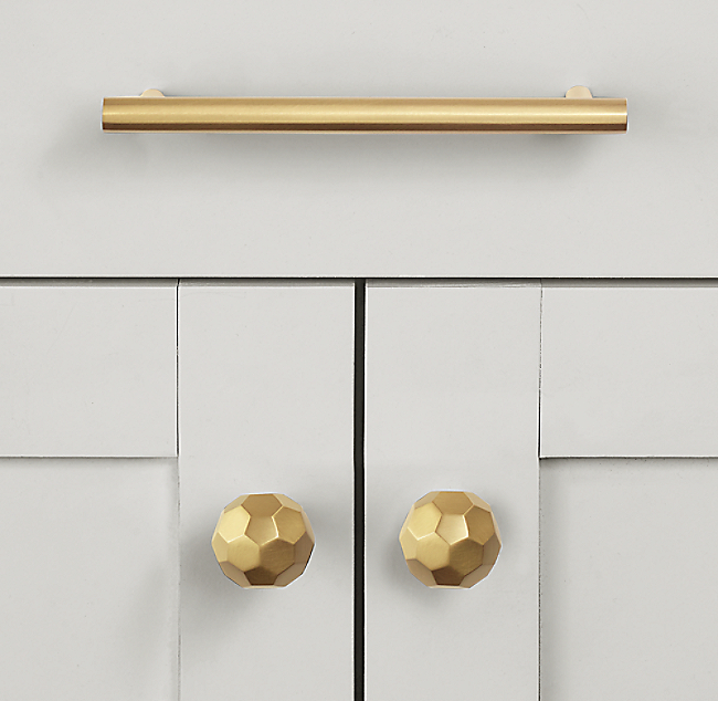 Ручка-скоба Restoration Hardware Durham L.15.2 Lac.Burnished Brass