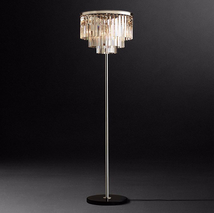 Торшер RH Odeon Floor Lamp Chrome by ImperiumLoft