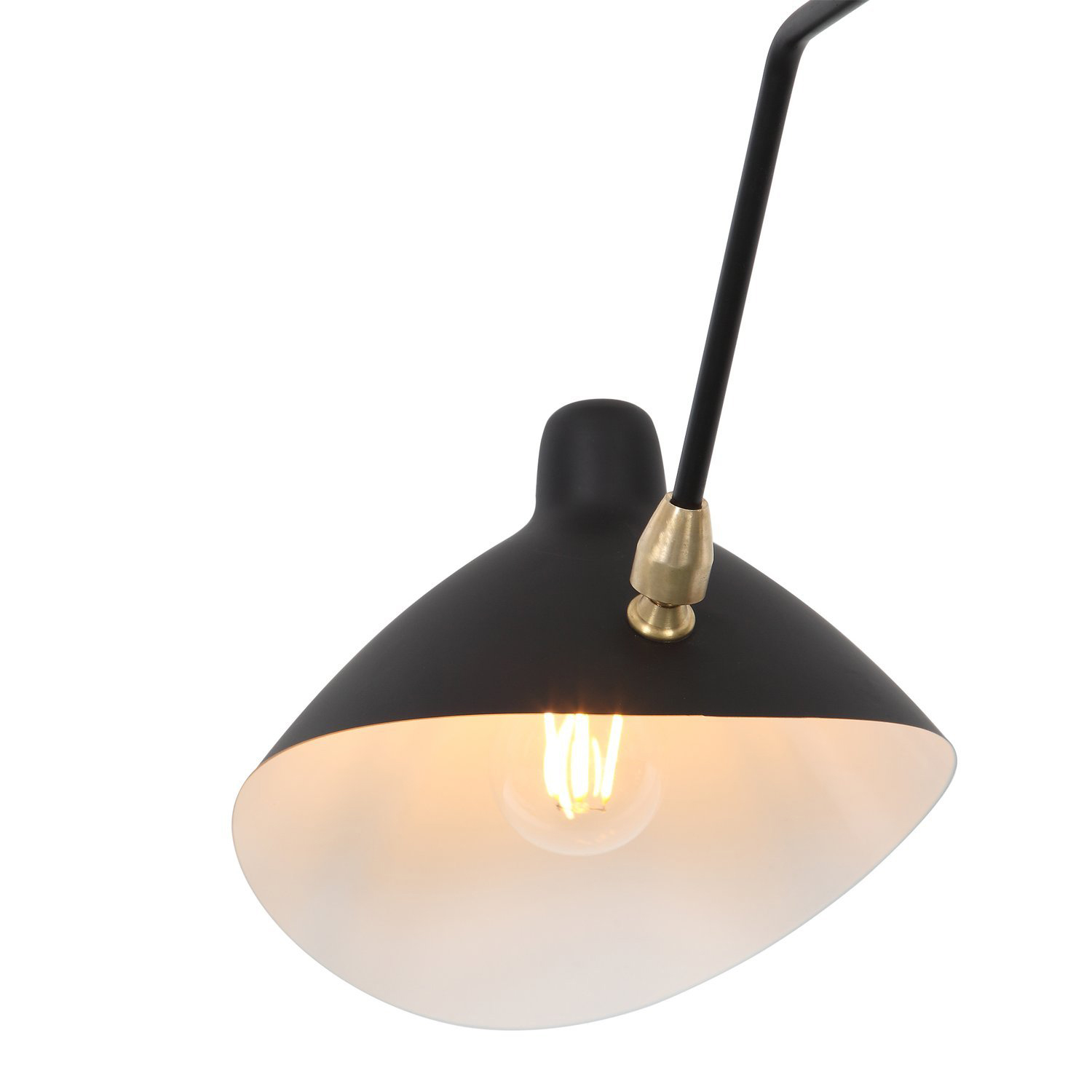 Потолочная люстра TEBES L6 Black by ImperiumLoft