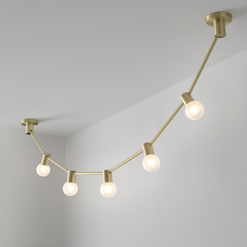 Дизайнерский потолочный светильник RIVIERE by ImperiumLoft