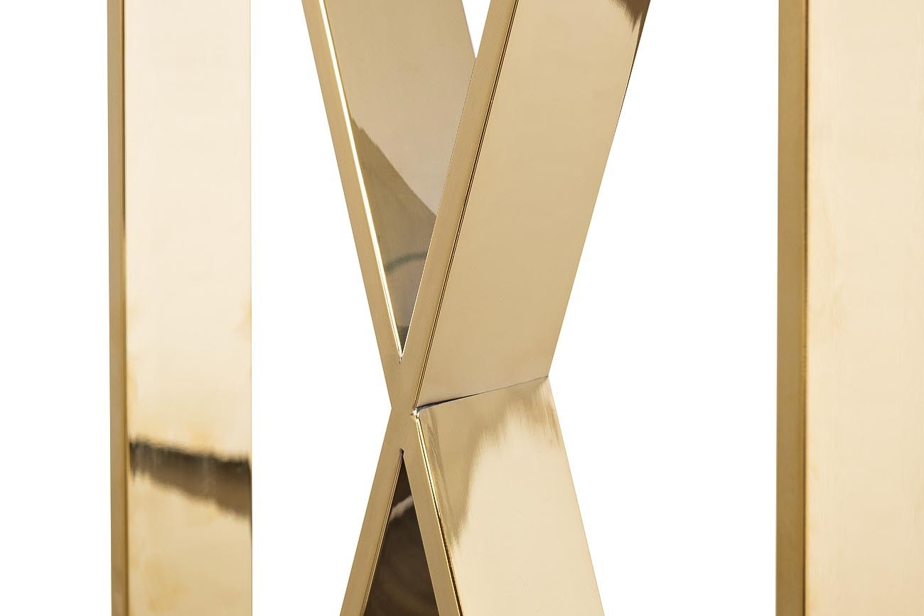 Консоль прозрачное стекло/золото Garda Decor 47ED-CST008/80GOLD