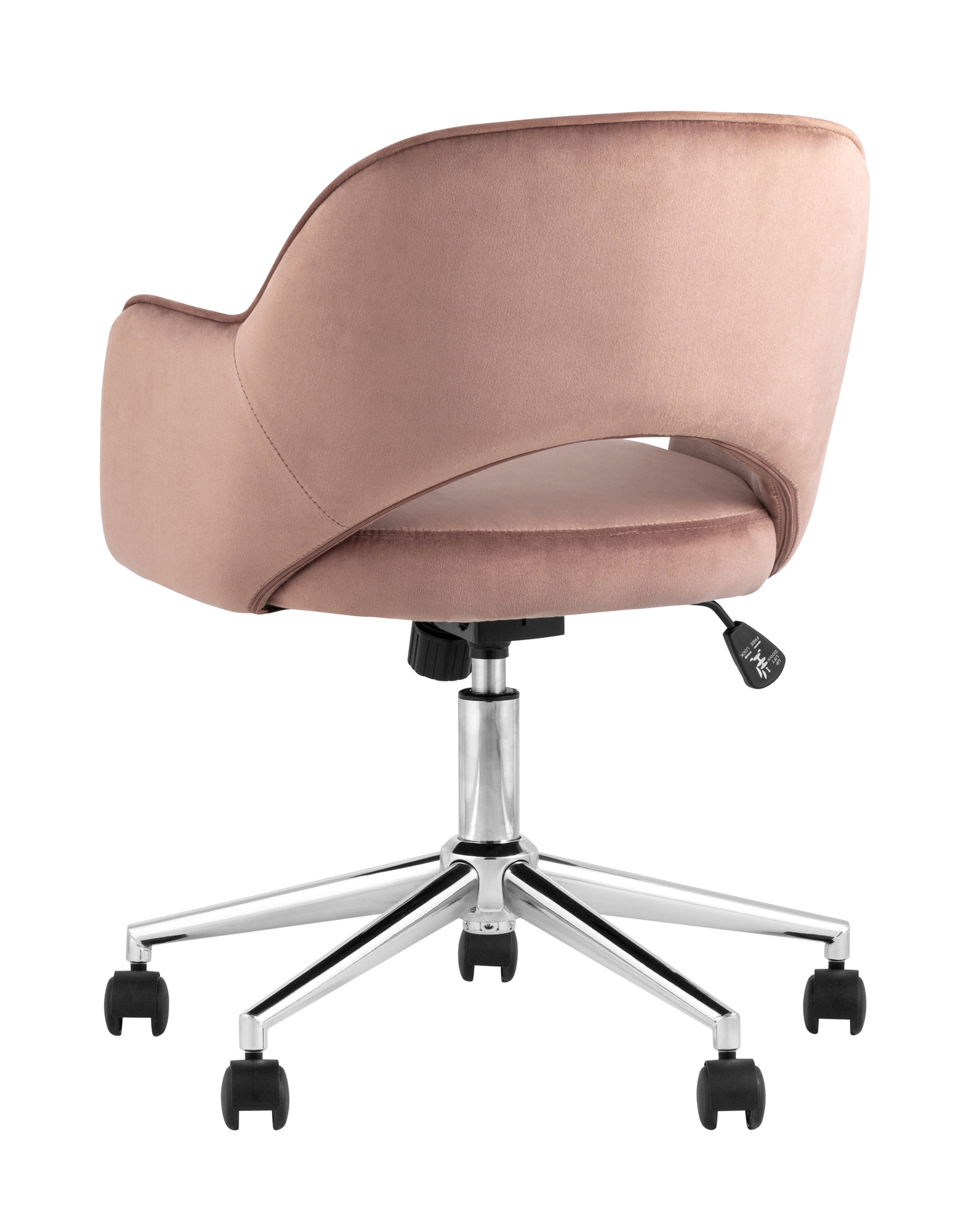 Кресло компьютерное Кларк велюр розовый Stool Group