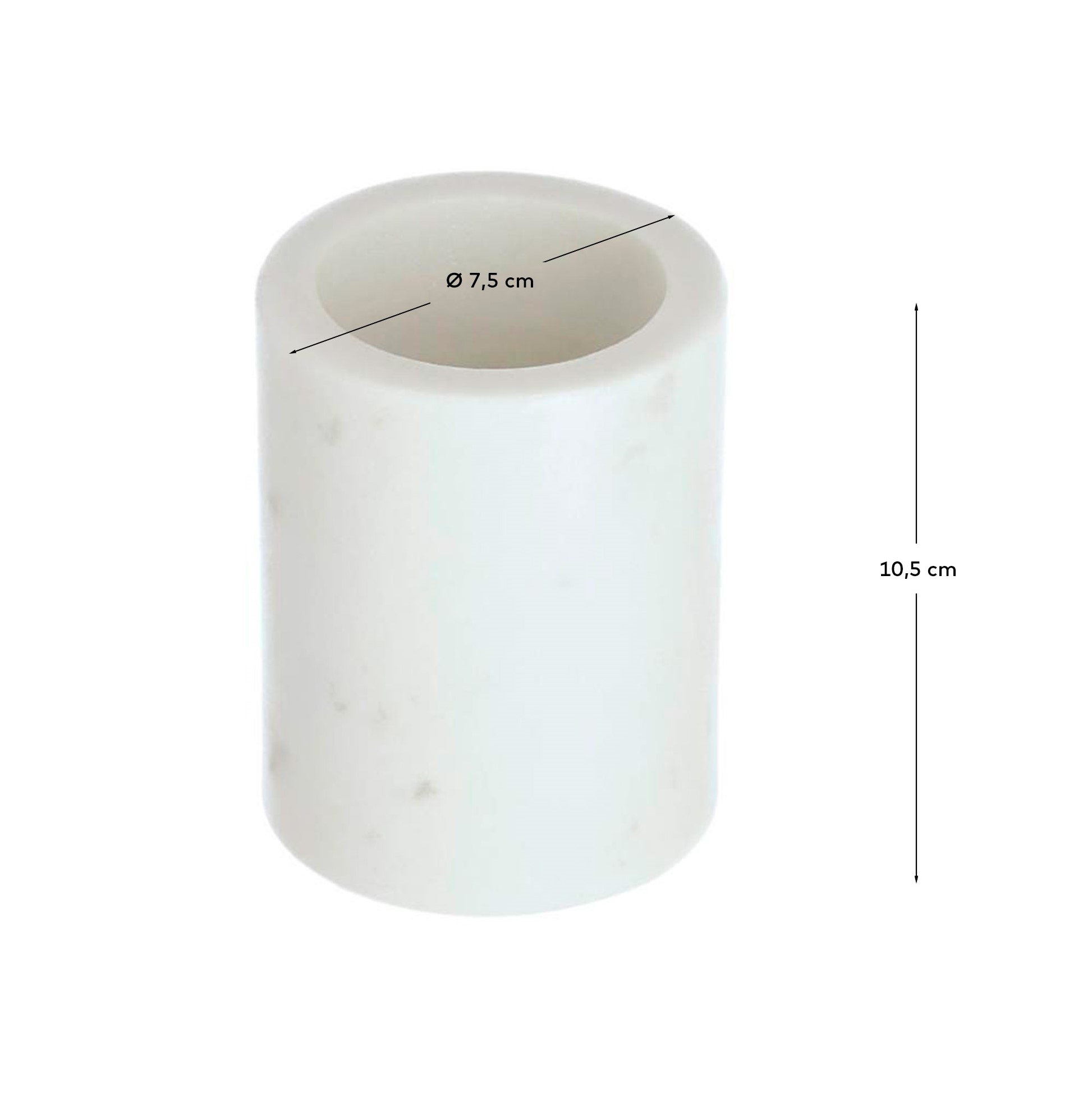 Стакан для ванной Elenei мраморный La Forma (ex Julia Grup)