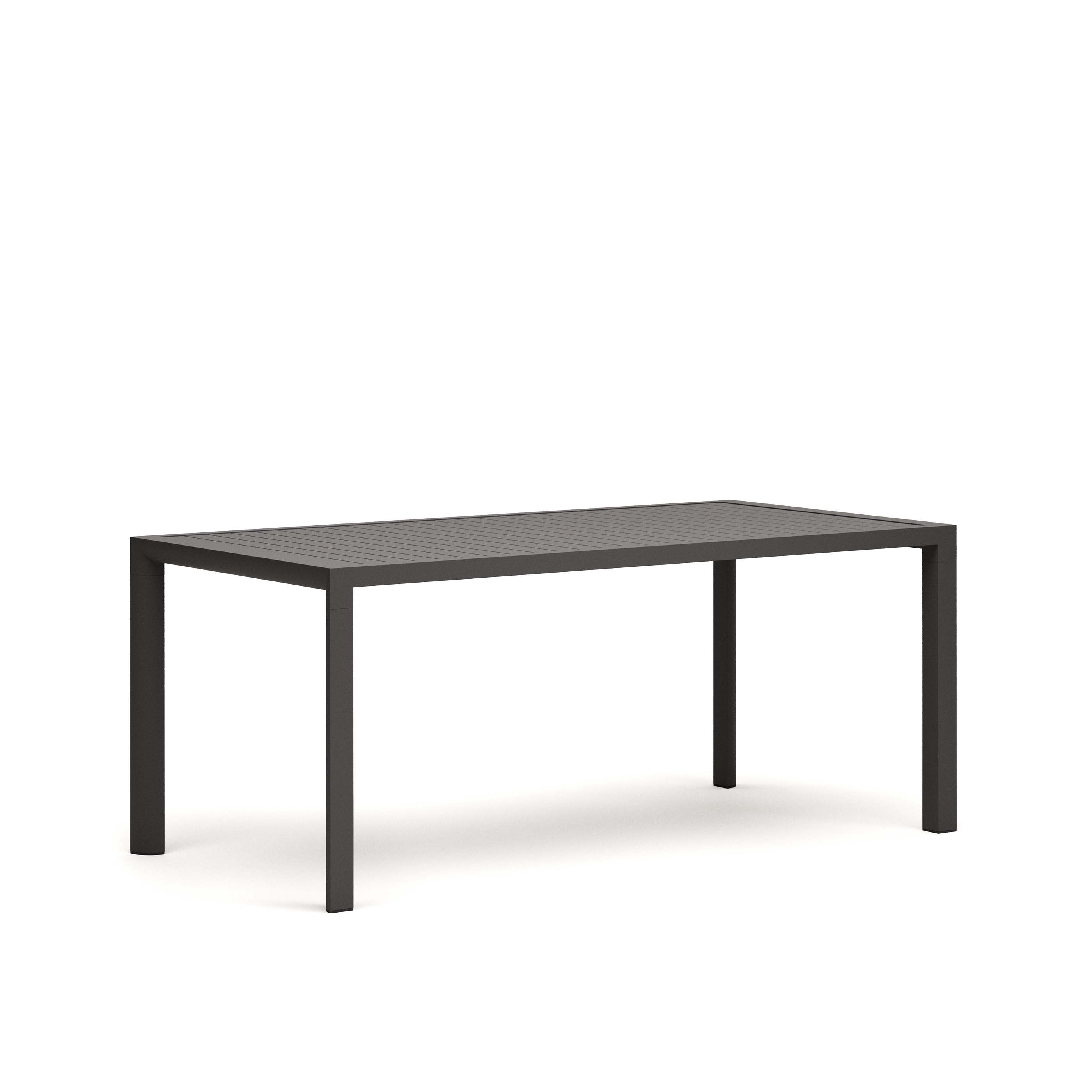 Culip Алюминиевый уличный стол с порошковым покрытием серого цвета 180 x 90 см La Forma (ex Julia Grup)