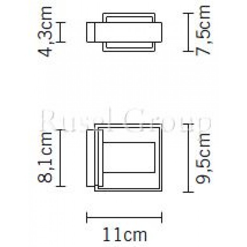 Настенный светильник Fabbian Bijou D75 D09 15