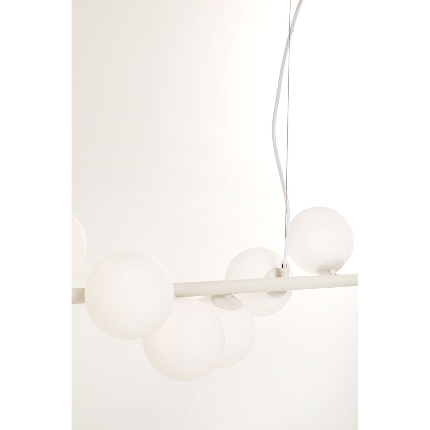 Светильник подвесной Scala Balls Milky Greige 150cm KARE 57546