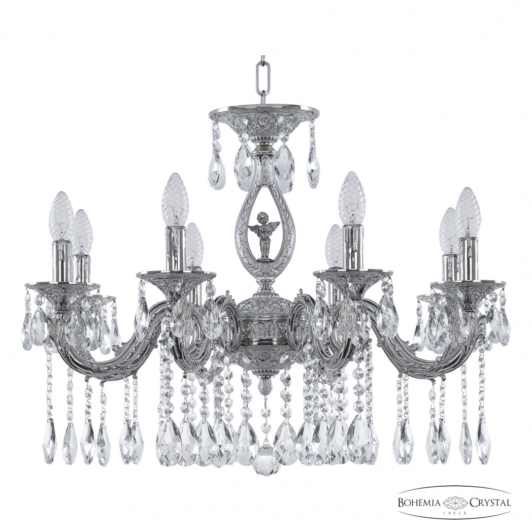 Люстра бронзовая с хрусталём 71401/8/210 A NW FA10S