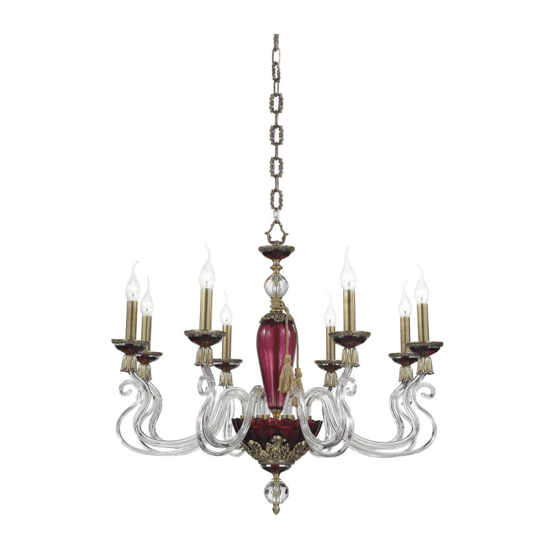 Подвесная люстра Dio D'arte Rimini E 1.1.8 RED