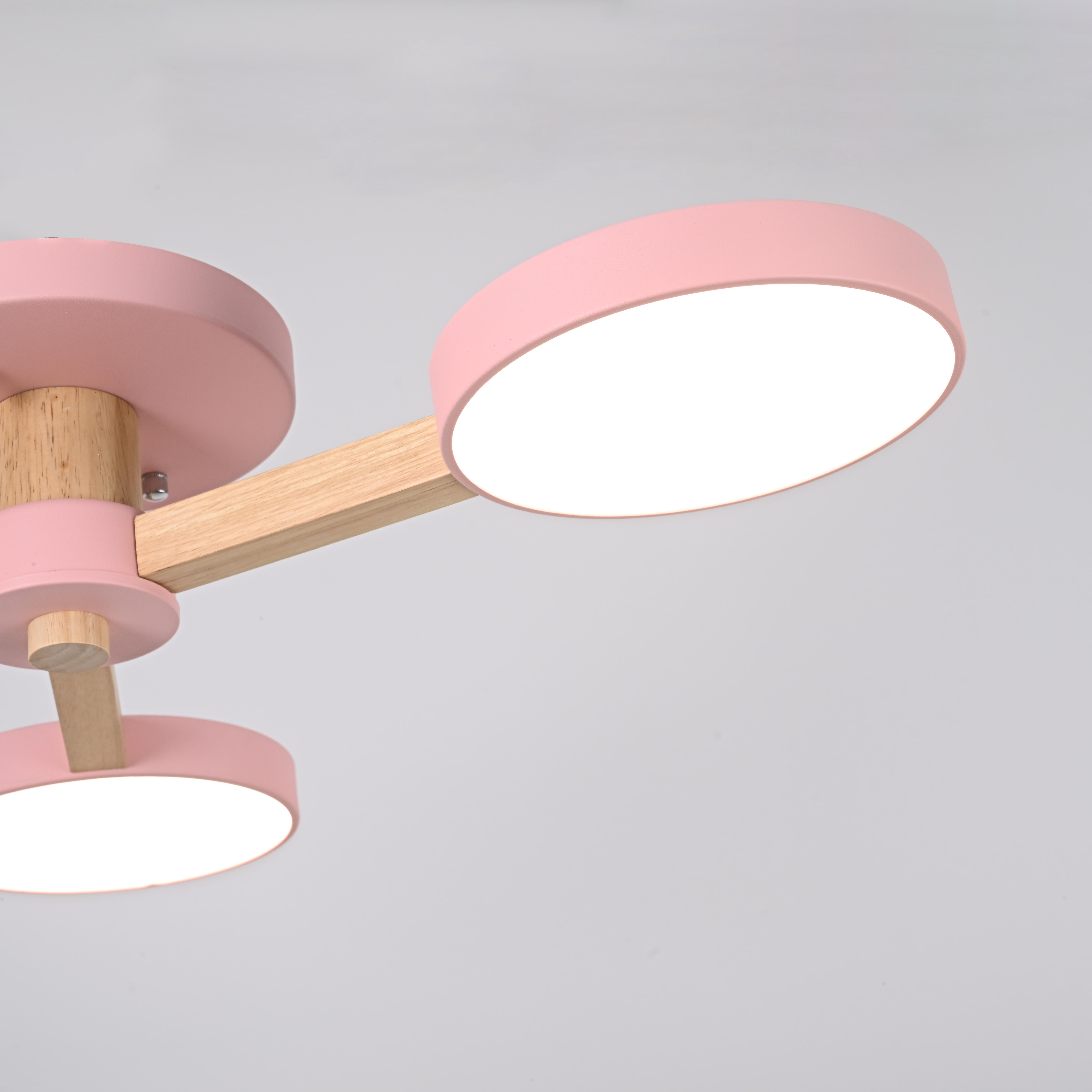Потолочная люстра TURNA 3 Pink by ImperiumLoft
