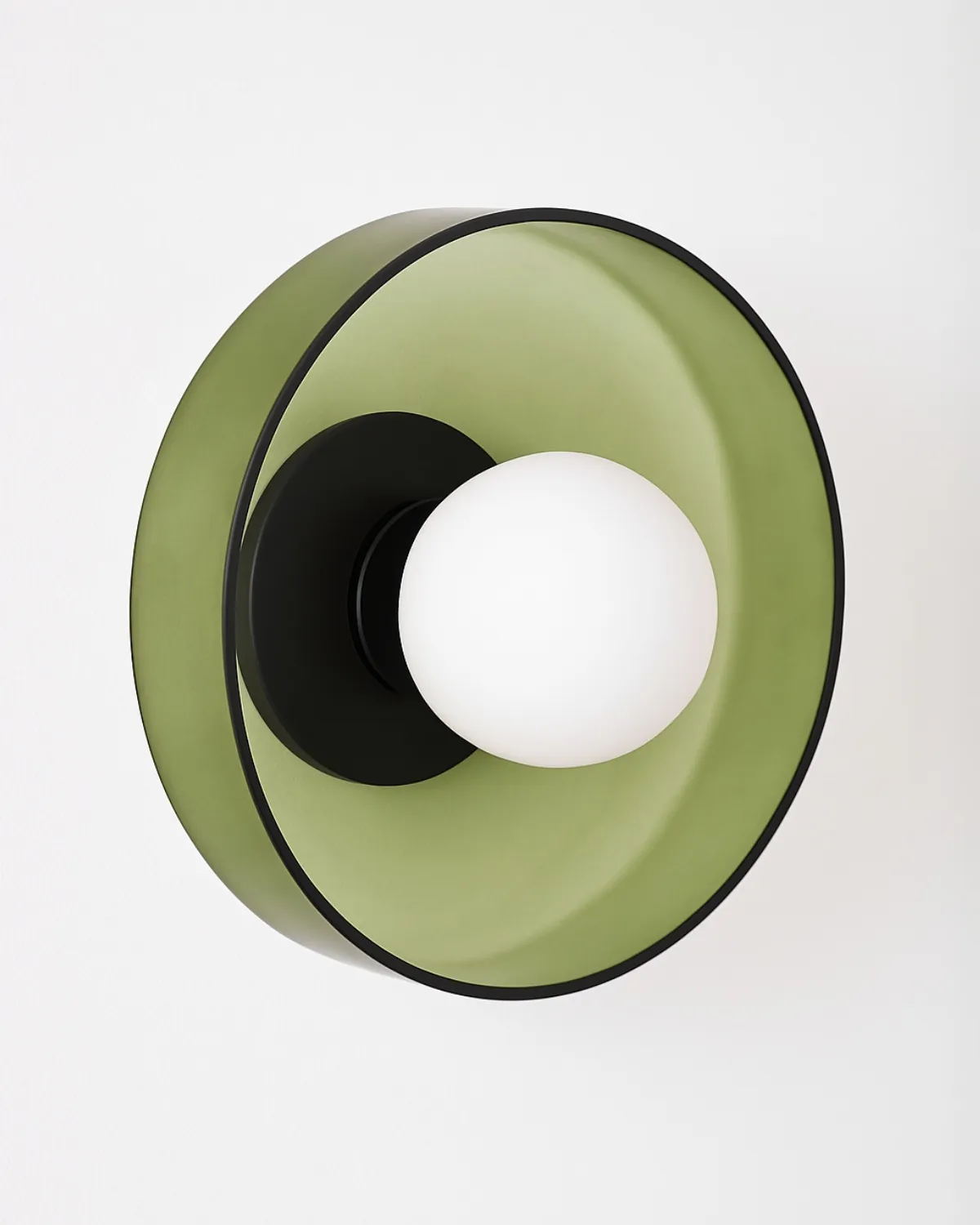 Настенный светильник Кассель с зеленым стеклом Louvre Home LHLSC500324SWL