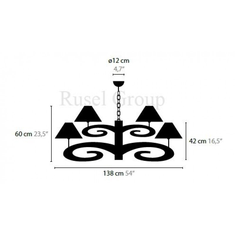 Люстра ILFARI LAZY SUNDAY H12+1 11422