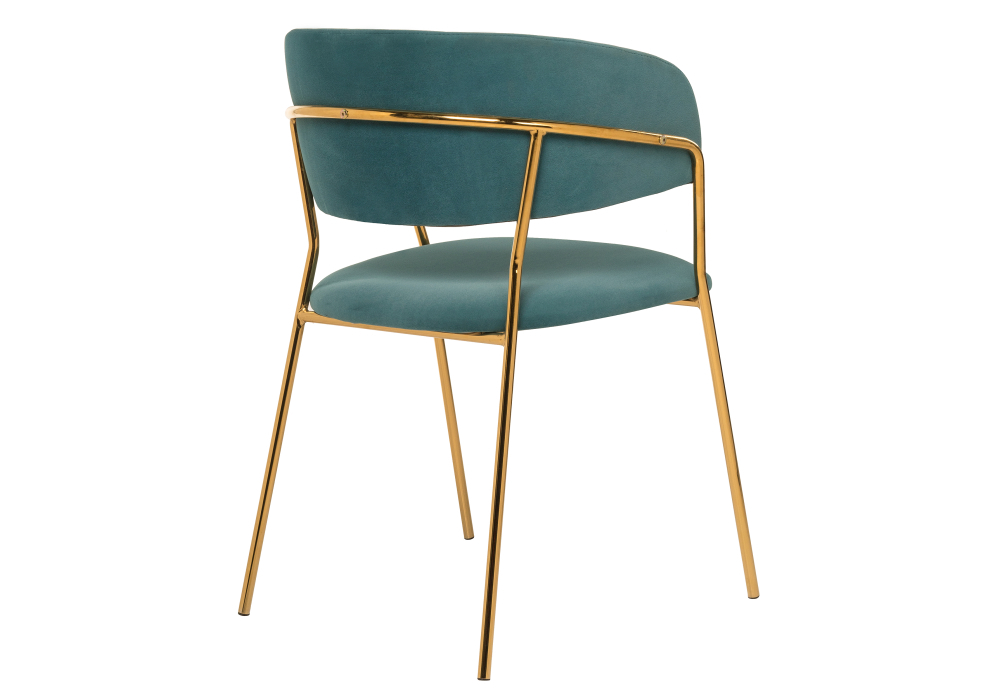 Стул Woodville Kamelia green / gold 11778