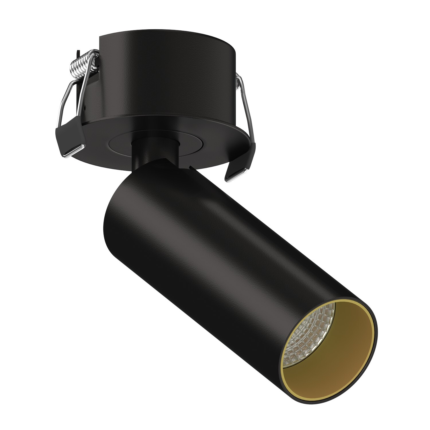 Встраиваемый  светодиодный светильник Ledron SAGITONY R BASIC S40 Black-Gold