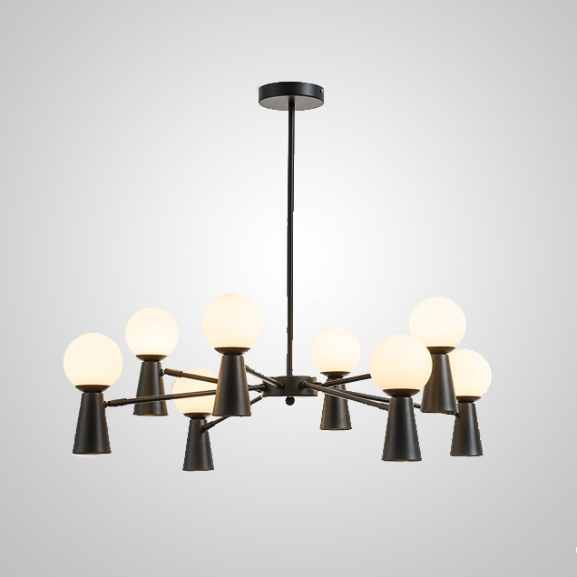 Потолочная люстра ABELINA L16 Black Grey by ImperiumLoft