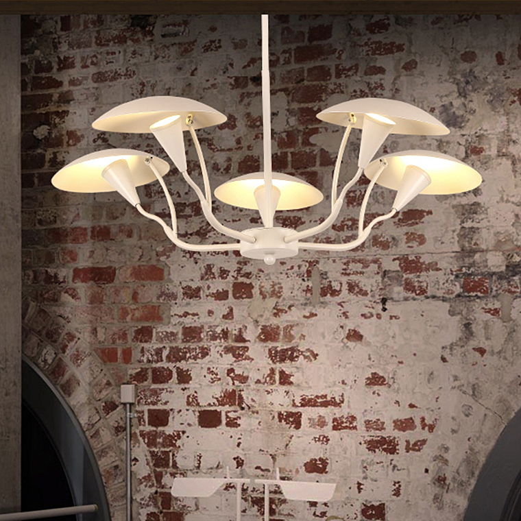 Люстра на штанге SHELT D83 White by ImperiumLoft
