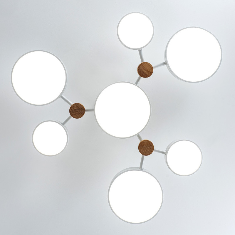 Люстра на штанге LED4U L3201-700 WT