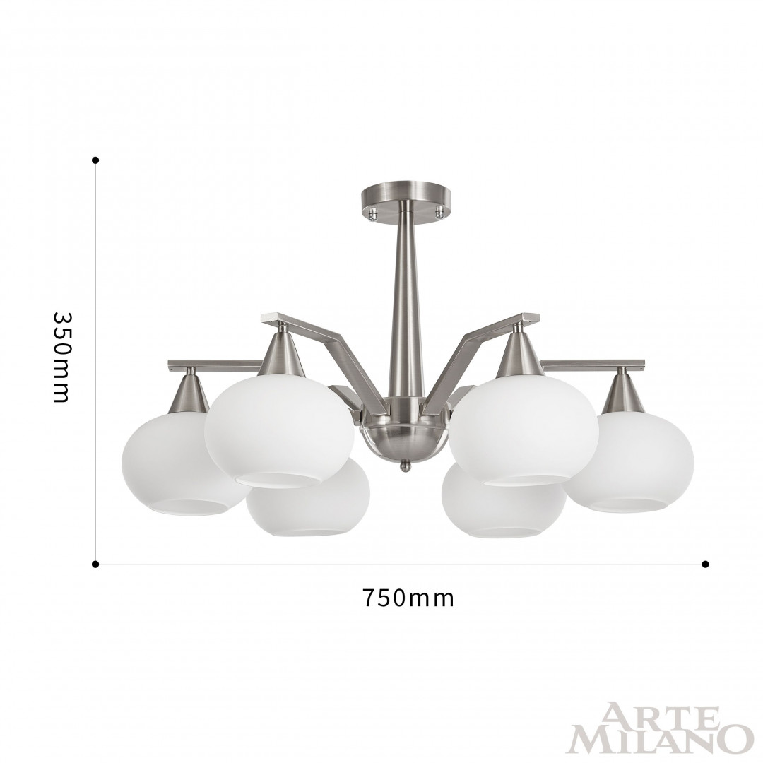 Люстра 279807/6 GR Arte Milano