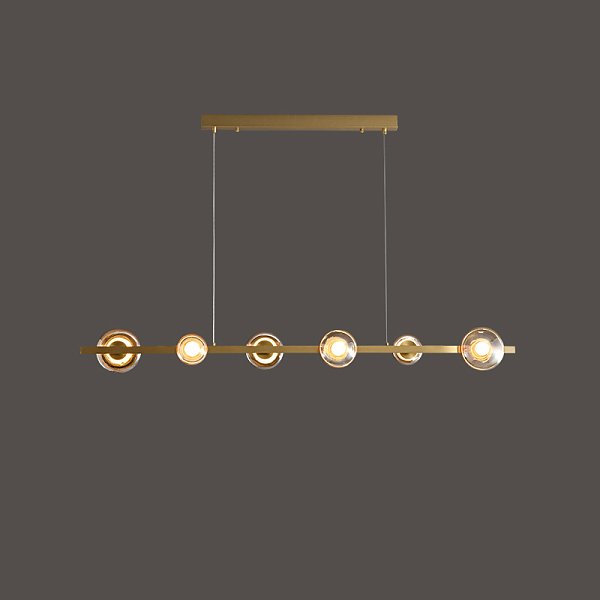 Подвесной светильник BOOSTER LONG L120 Brass by ImperiumLoft