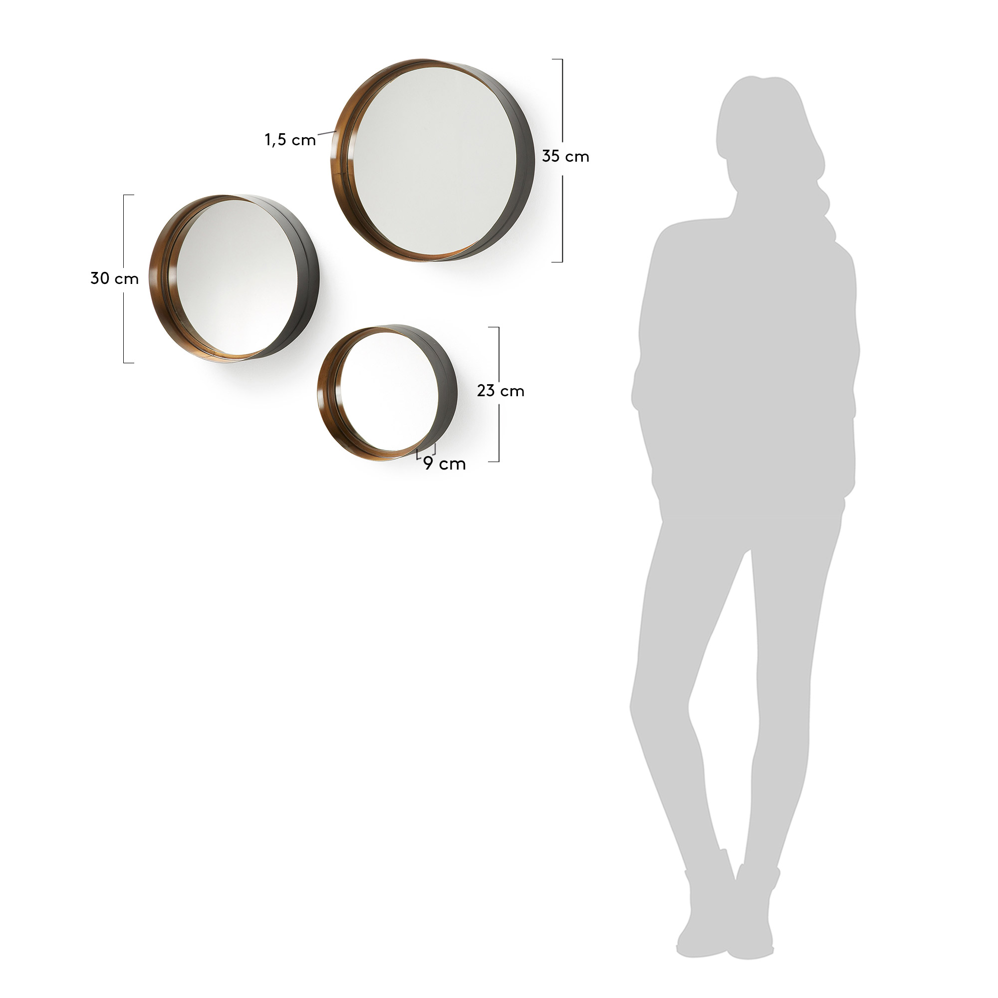 Комплект зеркал Wilson La Forma (ex Julia Grup)