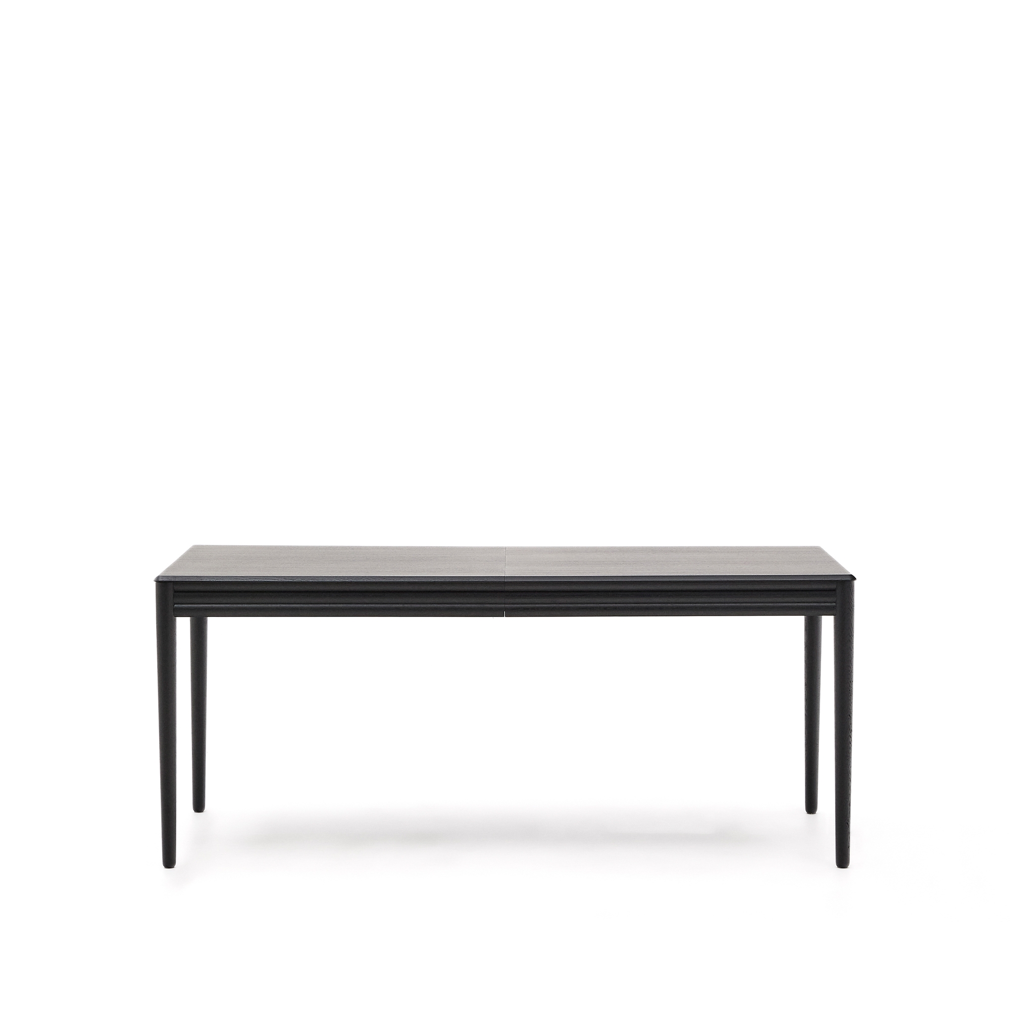 Раздвижной стол Lenon черный из шпона и массива дуба 160(240)x90 La Forma (ex Julia Grup)