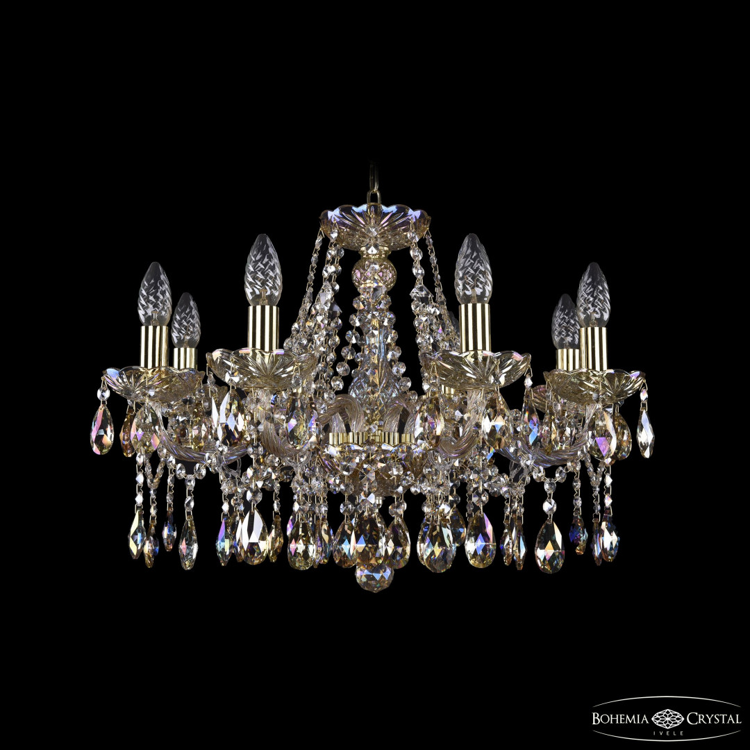 Люстра хрустальная 1413/8/200 G M701