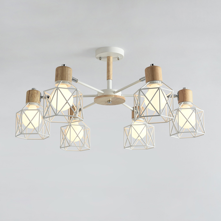 Потолочная люстра CORF B3 Black 3 lamps by ImperiumLoft