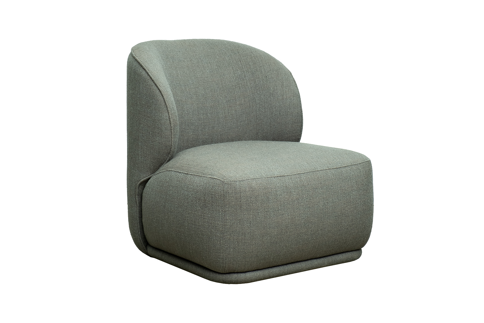 Кресло Capri Basic, рогожка т.серый Norton Graphite 80*90*82 Garda Decor CAPRI BASIC-Norton Graphite