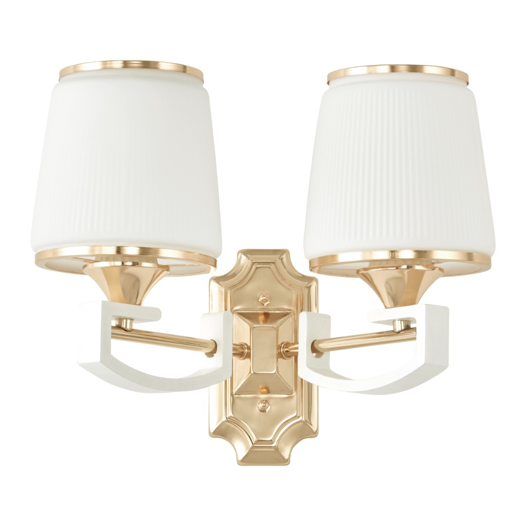 Бра с плафонами 302457/2W Wh/Gd Arte Milano