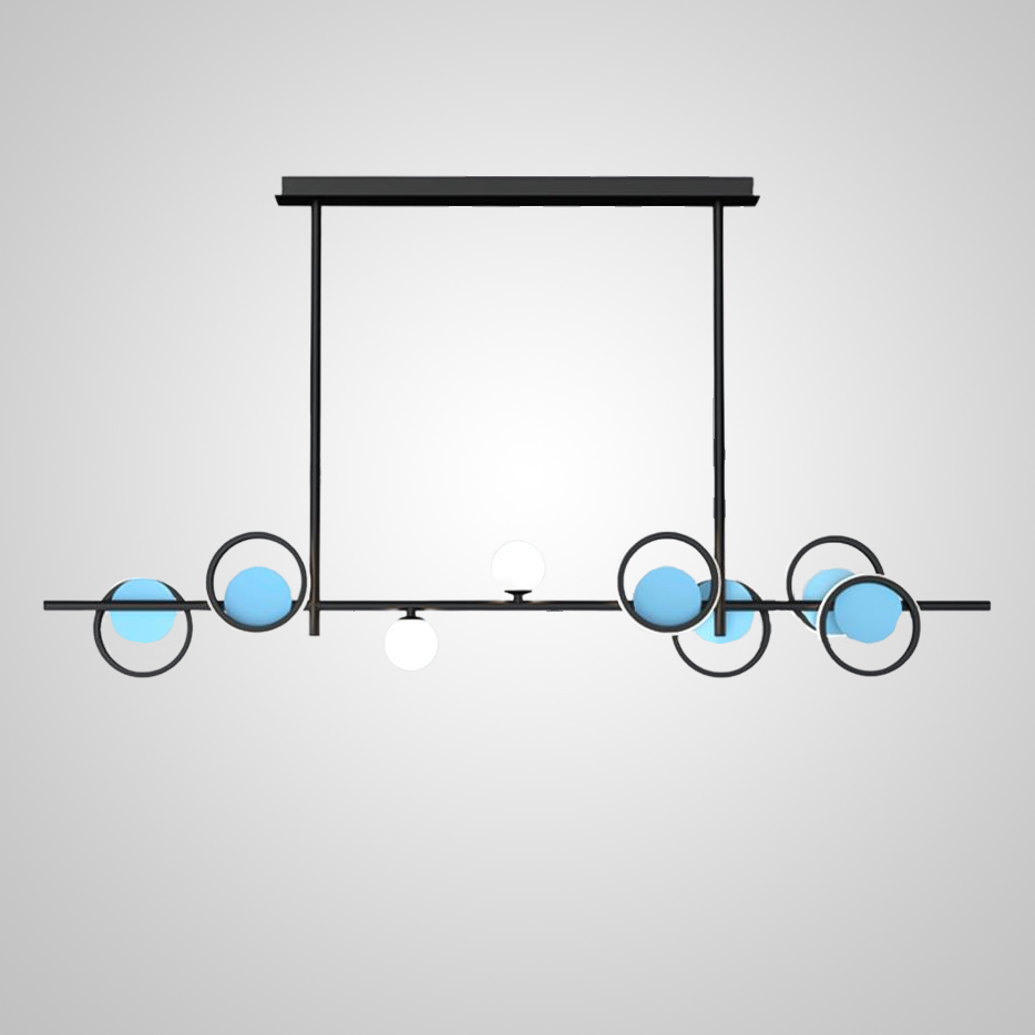 Потолочный светильник ANSTEN L2 Blue Black by ImperiumLoft