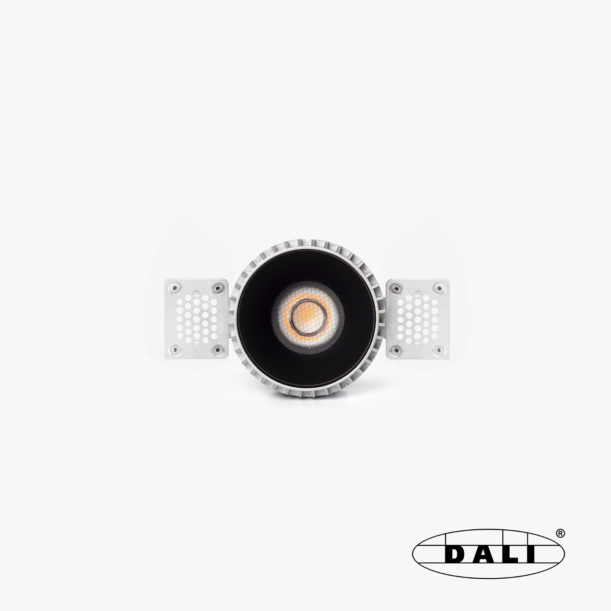 Tulipa Черный встраиваемый даунлайт без рамки 10W 24° 4000K CRI90 DALI Faro