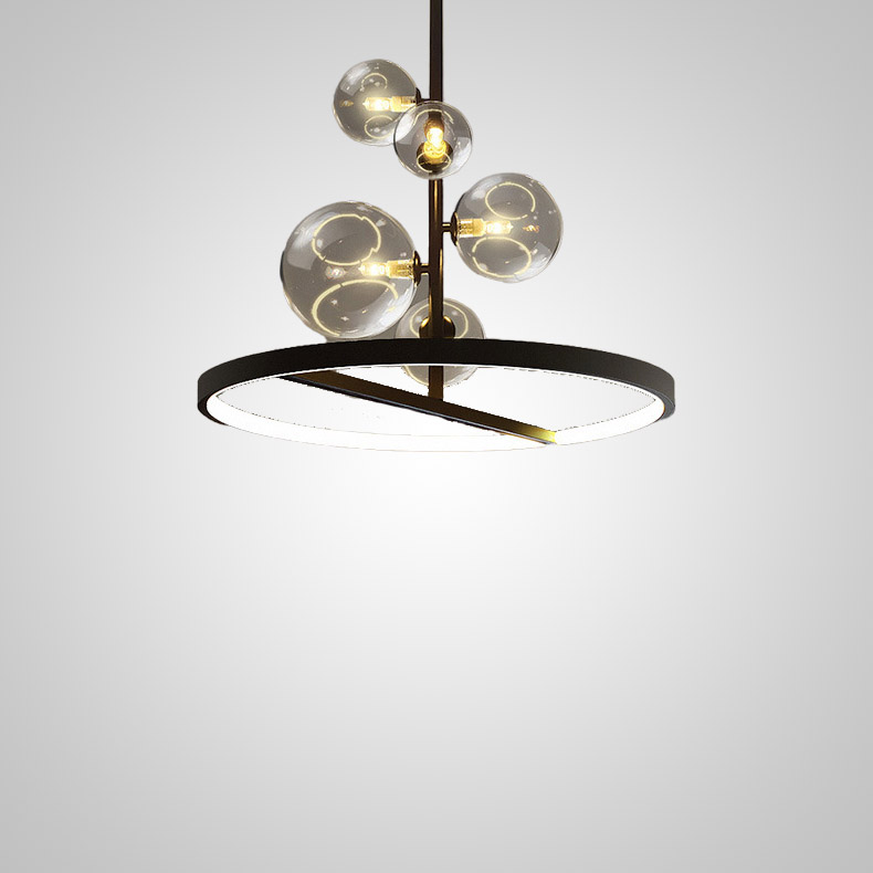 Подвесной светильник IONA B D28 black by ImperiumLoft