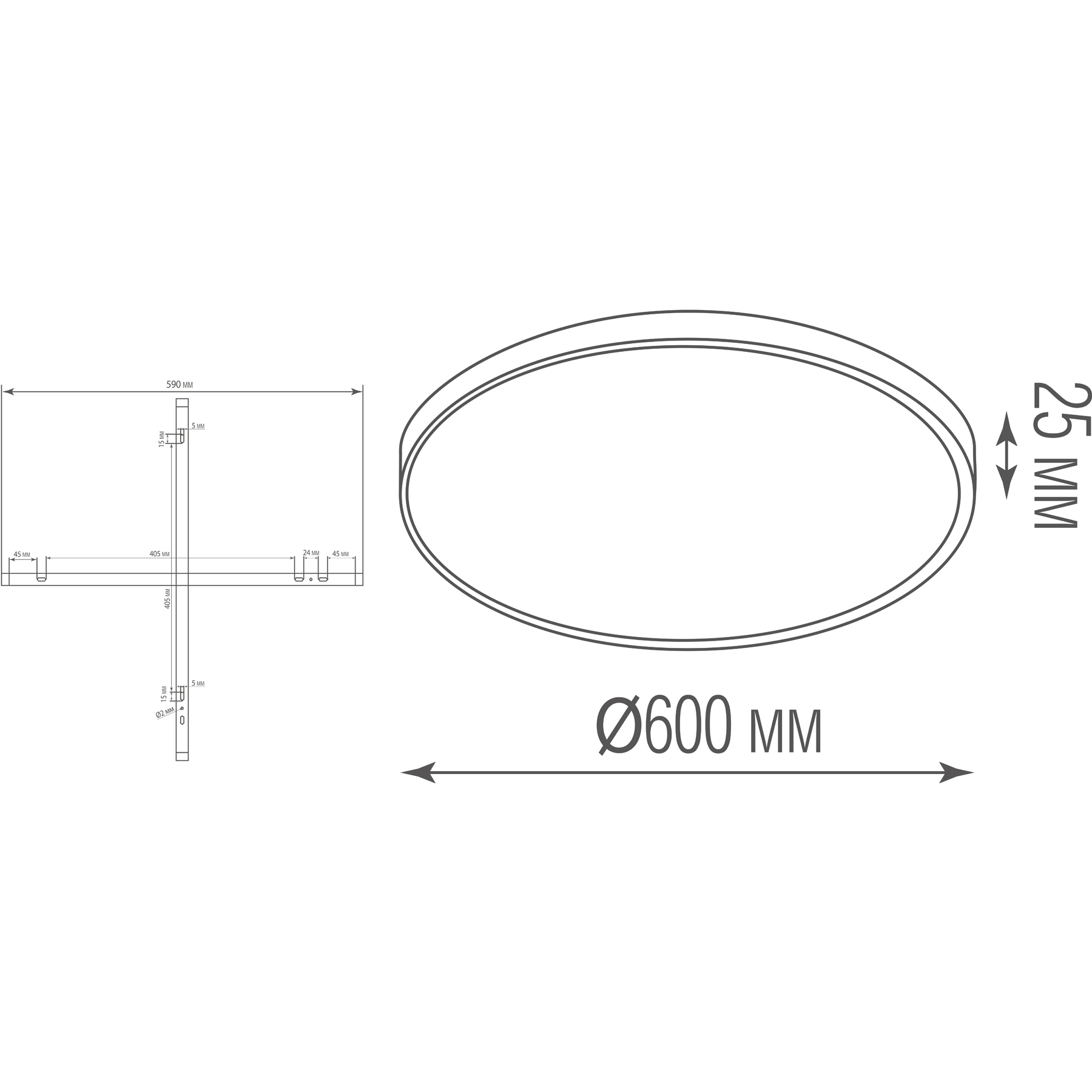 Накладной светодиодный светильник Donolux DL20171R48NW1B
