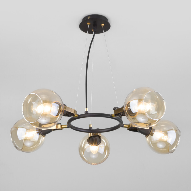 Подвесная люстра Eurosvet 70119/5 черный