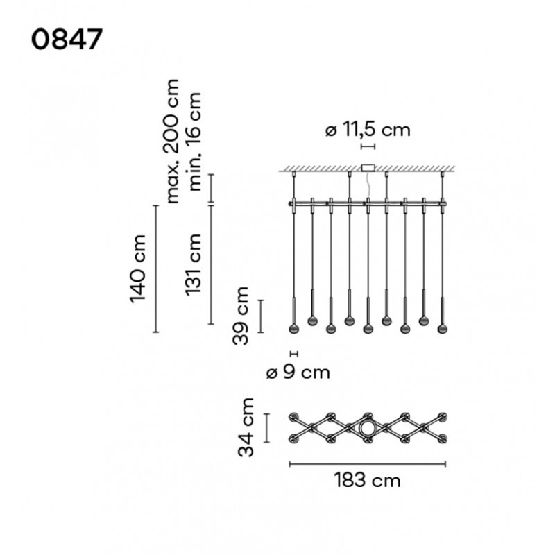 ПОДВЕСНОЙ СВЕТИЛЬНИК  VIBIA Algorithm 0847