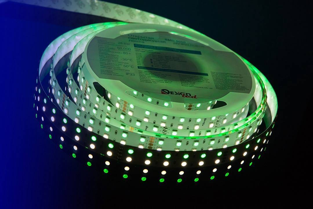Лента светодиодная DesignLed DSG5120-24-RGB+W-33