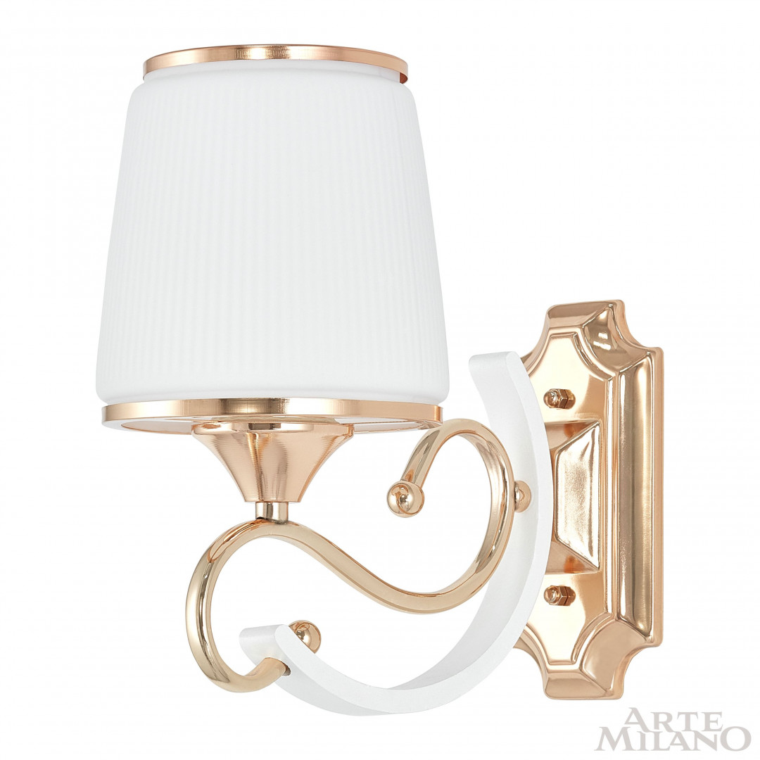 Бра с плафоном 303857/1W Wh/Gd Arte Milano