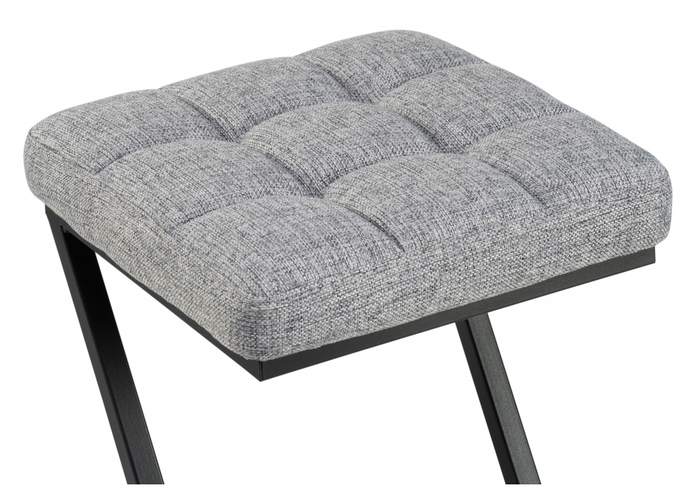 Барный стул Woodville Амаури графит / черный матовый 507432