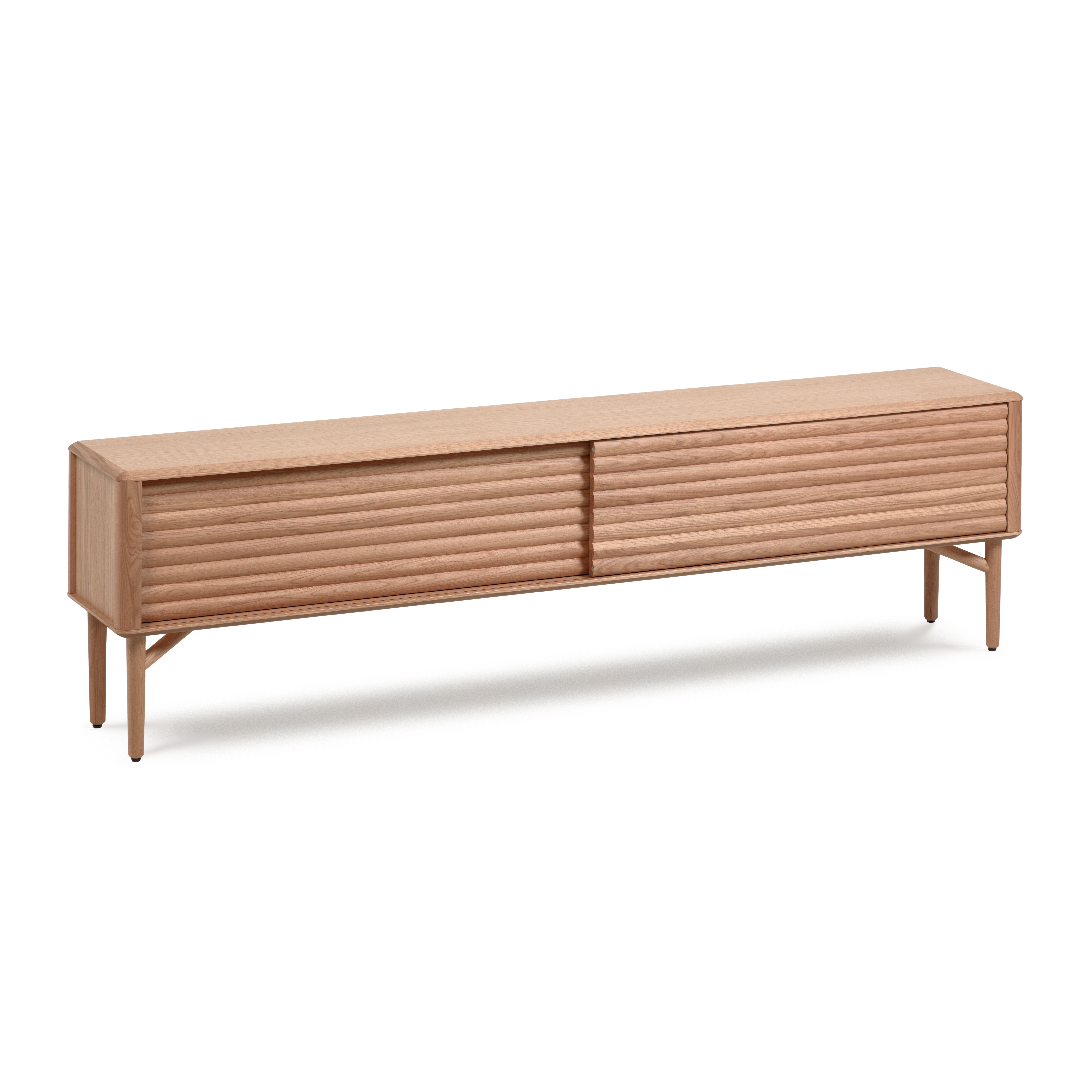 Тумба под TV Lenon из древесины дуба 200 x 55 cm La Forma (ex Julia Grup)