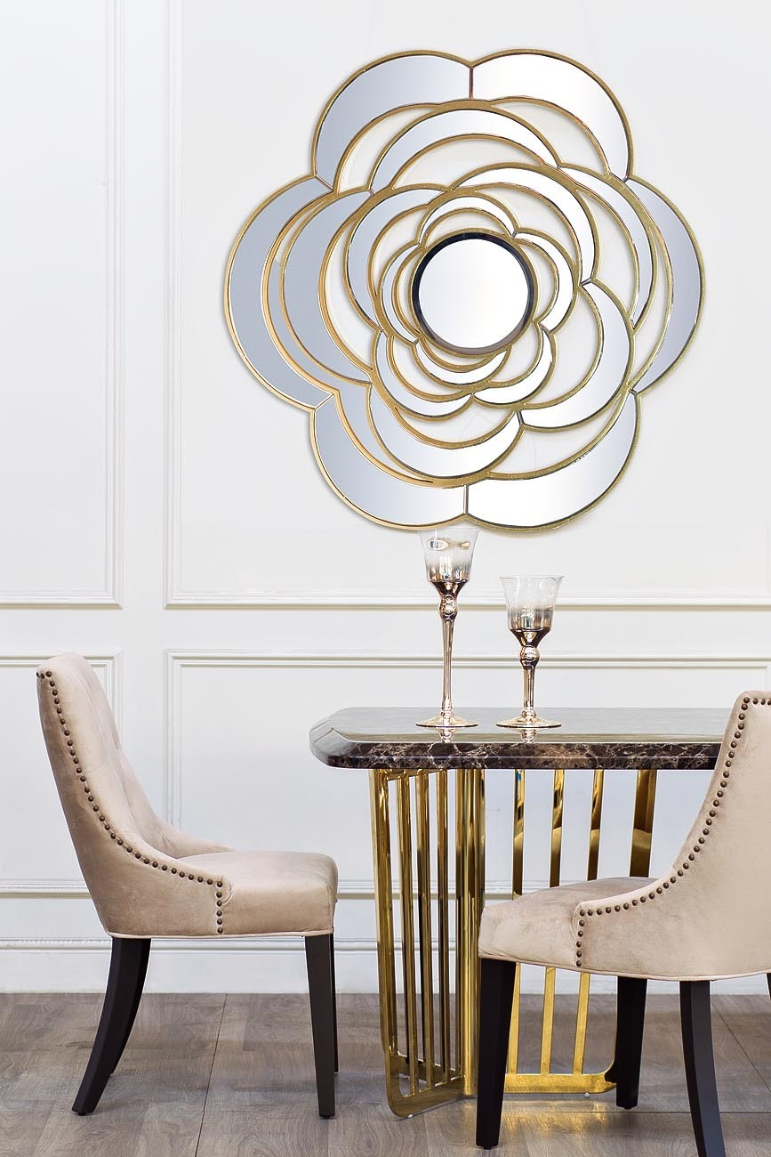 Зеркало декоративное "Цветок" Garda Decor KFH1946