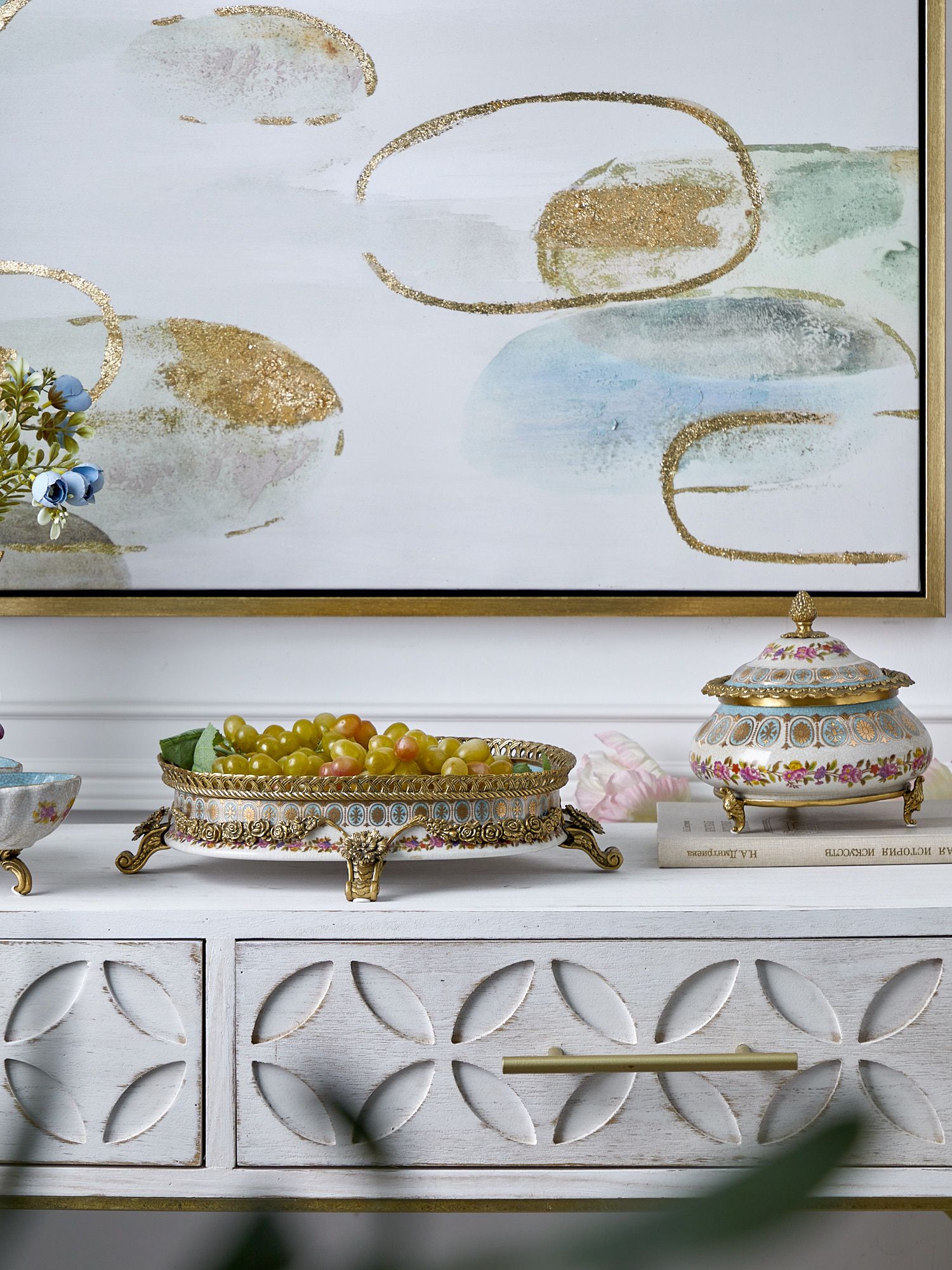 Блюдо на ножках Glasar 31G2632/D938HC/LD3002