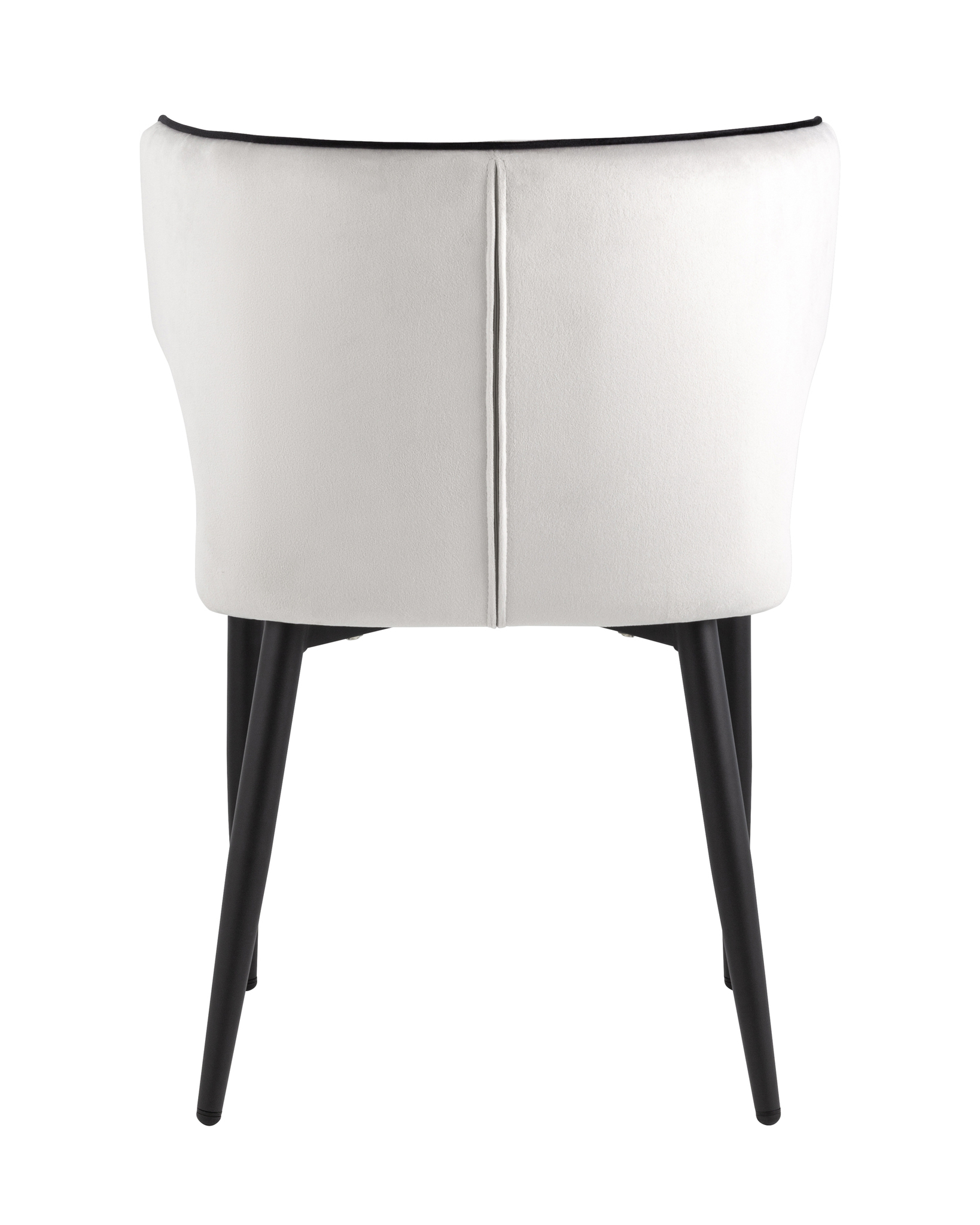 Стул Матео с кантом велюр светло-серый Stool Group