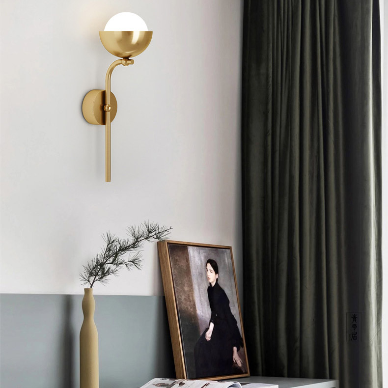 Настенный светильник FABIANA WALL Brass Black by ImperiumLoft