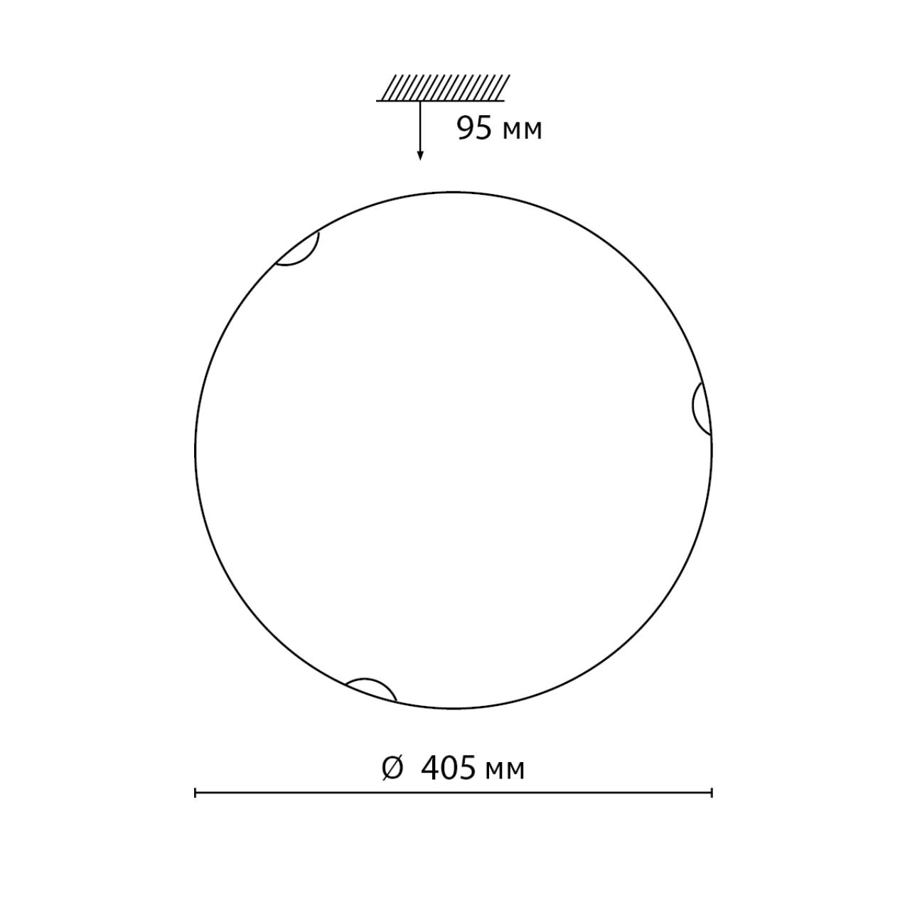 Настенно-потолочный светильник Sonex 7602/DL