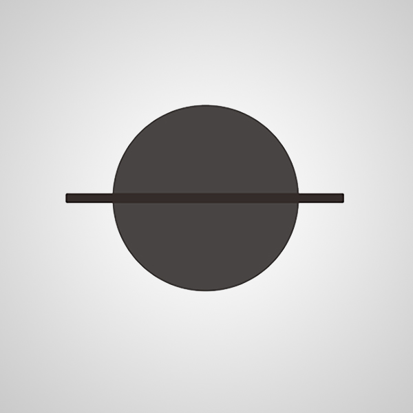 Настенный светильник LIBERTY WALL D110 Black by ImperiumLoft